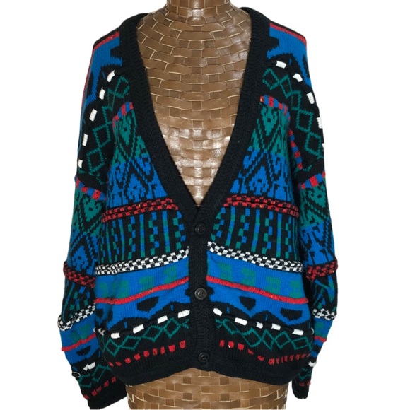 Vintage 90’s Concrete Mix Cardigan. - Picture 2 of 15